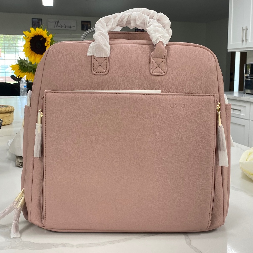 Ayla&Co Blush Pink Bag full size NIB
